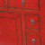 With heavy distressed finish